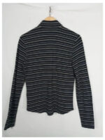 camisa negra rayas Maxmara talla M