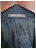Abrigo azul marino Versace - Talla 50 IT / L EU