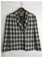 americana luisa spagnoli cuadros gris talla 42 o XL
