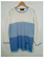 Jersey blanco y azul Versace vintage xL