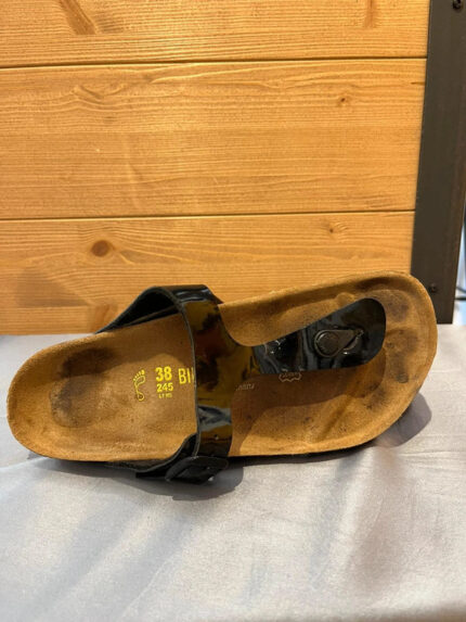 Birkenstock sandalias negras talla 38