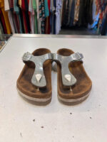 Sandalias birkenstock plateadas talla 34