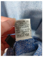 Jersey blanco y azul Versace vintage xL
