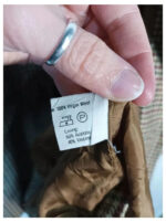 Americana cuadros marrón Luisa Spagnoli talla xl