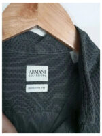 camisa Armani gris topos negros talla 41/16 o L