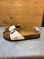 Birkenstock sandalias blancas talla 36