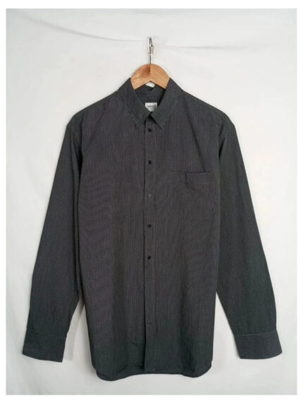 camisa Armani gris topos negros talla 41/16 o L