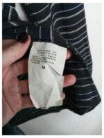 camisa negra rayas Maxmara talla M