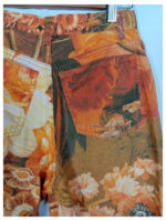 pantalón Moschino flores naranjas talla 29 o talla 36