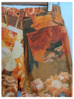 pantalón Moschino flores naranjas talla 29 o talla 36