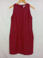 vestido granate gianfranco ferre talla 38 o m