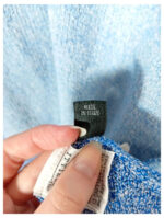 Jersey blanco y azul Versace vintage xL
