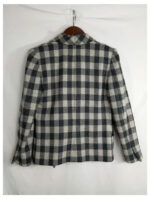 americana luisa spagnoli cuadros gris talla 42 o XL