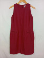vestido granate gianfranco ferre talla 38 o m