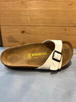 Birkenstock sandalias blancas talla 36