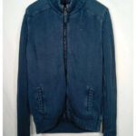 cardigan kappa azul marino con forro borrego por dentro talla M
