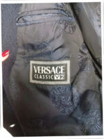 Abrigo azul marino Versace - Talla 50 IT / L EU