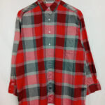 camisa cacharel cuadros rojo talla L