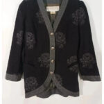 Chaqueta cárdigan gris Nina Ricci de lana talla 38