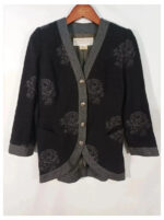 Chaqueta cárdigan gris Nina Ricci de lana talla 38