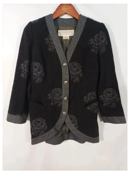 Chaqueta cárdigan gris Nina Ricci de lana talla 38