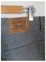 Levis 615 02 gris W38 L34 vintage, años 70s, etiqueta naranja. talla 44