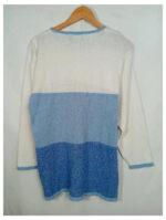 Jersey blanco y azul Versace vintage xL