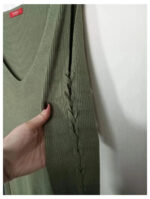 jersey verde guess talla s o top y2k vintage años 00s ajustado con hombros al aire.