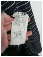 camisa negra rayas Maxmara talla M