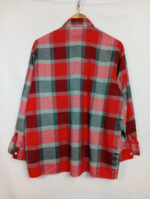 camisa cacharel cuadros rojo talla L