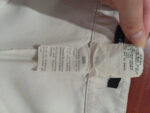 pantalón penny black blanco talla 40 capri vintage y2k 00s tobillero