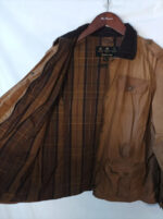 Barbour marrón cuello pana talla 48