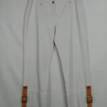pantalón penny black blanco talla 40 capri vintage y2k 00s tobillero