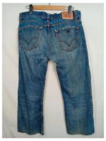 levis azul 506 w36 l34 talla 46 pantalones vaqueros distressed
