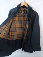 Chaqueta de cera Barbour ashby wax negra talla L