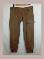 pantalón cargo d&g marrón talla 46