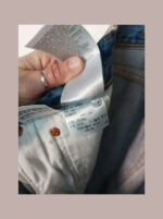 Levis 501 azul con desteñodos estéticos W31 L34 talla 42