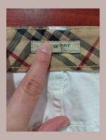 pantalón Burberry blanco talla w34 o talla 44