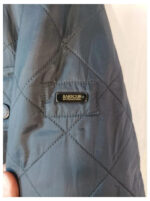 Barbour international azul con forro negro acolchada talla XXL Modelo ariel polarquilt
