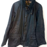 Chaqueta de cera Barbour ashby wax negra talla L