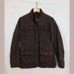 barbour marrón acolchada talla 40