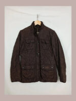 barbour marrón acolchada talla 40