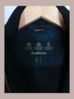 cazadora Barbour negra acolchada talla 38