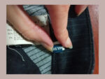 pantalón Armani azul rayas talla w38 o talla 48