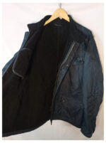 Barbour international azul con forro negro acolchada talla XXL Modelo ariel polarquilt