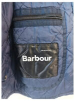 Barbour acolchada azul cuello de pana talla L modelo liddesdale