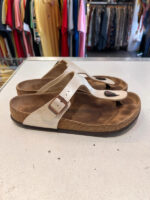 Birkenstock blancas sandalias de dedo talla 39