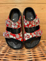 Birkis by birkenstock talla 36 flores sandalias rojas