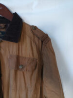 Barbour marrón cuello pana talla 48