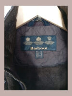 barbour marrón acolchada talla 40